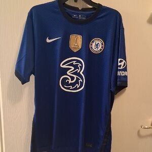 Nike Royal Blue Chelsea FC Soccer Jersey